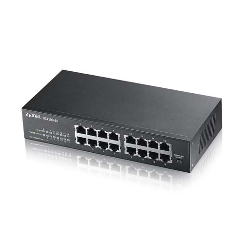 [GS1100-16] ราคา จำหน่าย Zyxel 16 Port GbE Unmanaged Switch