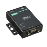 [NPort 5110A] Moxa 1 port device server, 10/100M Ethernet, RS-232, DB9 male, 0.5KV serial surge, 12~48VDC, 0~60°C